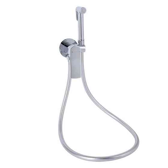 Гигиенический набор со смесителем скрытого монтажа Qtap Slavonice округлый QTSLA262CRM45915 Chrome Киев