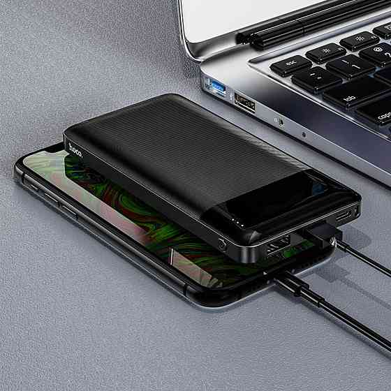 Павербанк 10000 mAh HOCO J72 Easy travel чорний power bank повербанк Одеса