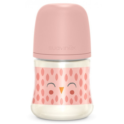 Бутылочка для кормления Suavinex Bonhomia, медленный поток, 150 мл, розовая (307831) Винница - изображение 1