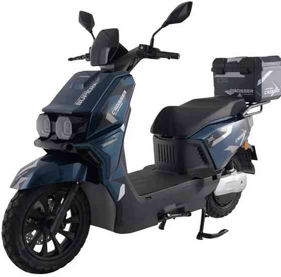 ХИТ! Электроскутер Crosser CR-17 на моторе 2500W акб 35Ah - Синий. Харьков