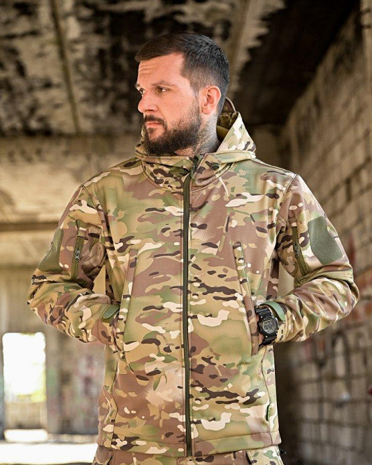 Демисезонная куртка софтшел TENNESI мультикам  ПП7972 Одесса - изображение 2
