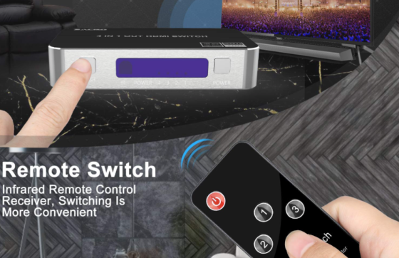 Сплітер ZACRO 4x1 HDMI Луцьк