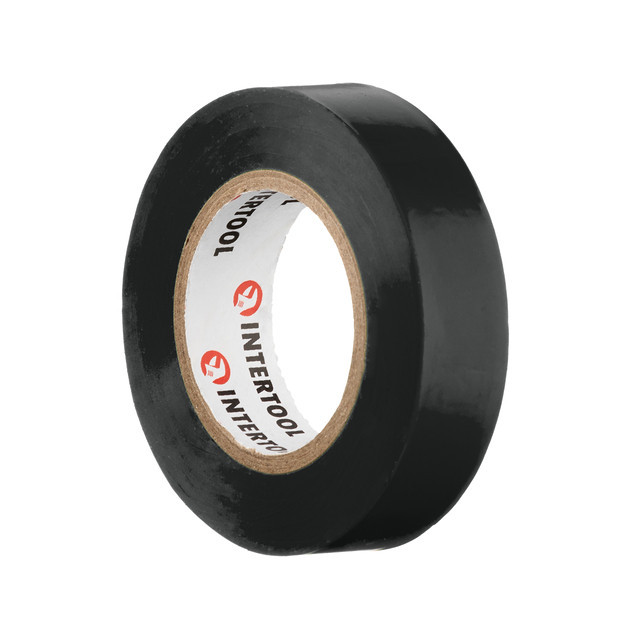 Стрічка ізоляційна 0.15mm * 17mm * 15m чорна INTERTOOL IT-0016 Киев - изображение 6