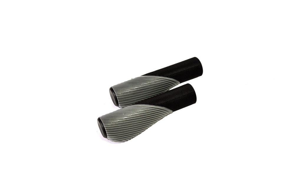 Грипсы резиновые велосипедные (ручки руля) CROSSRIDE 135ММ CR-G303-1 Черно-серый Бровары - изображение 5