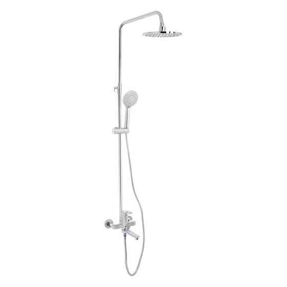 Душевая система универсальная Lidz Latwa 1031 на три потребителя (с изливом) (k35) Chrome LDLAT1031CRM48993 Киев