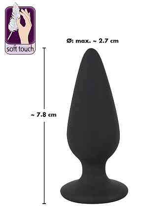 Анальная пробка - Black Velvets Heavy Plug Small Sex Aura Киев