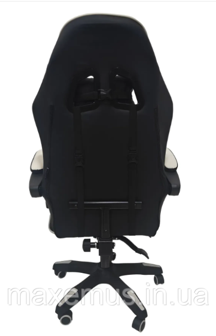 Кресло с регулировкой спинки B 9 4 5 с подставкой для ног кресло для геймера компьютерное белое Мостиська - фото 12