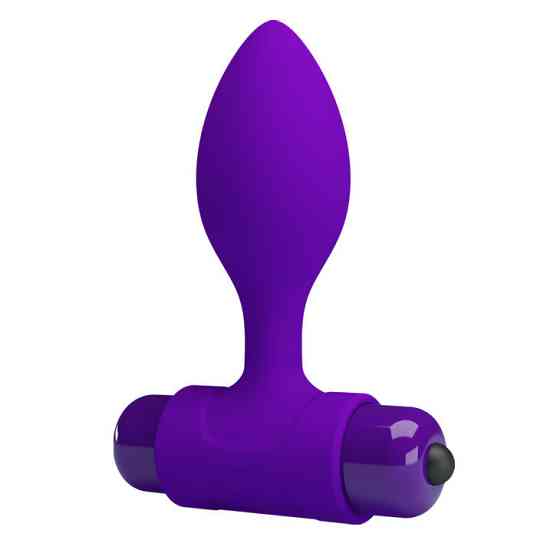 Анальна пробка - Pretty Love Vibra Butt Plug Purple Sex Aura Київ