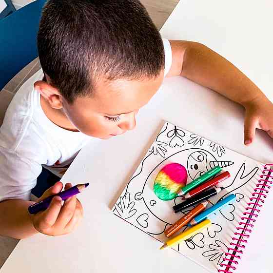 Книжка-розмальовка - Пухнастики Дніпро