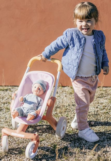 Коляска для ляльки Smoby Baby Nurse Теракотова пудра Київ - фото 6