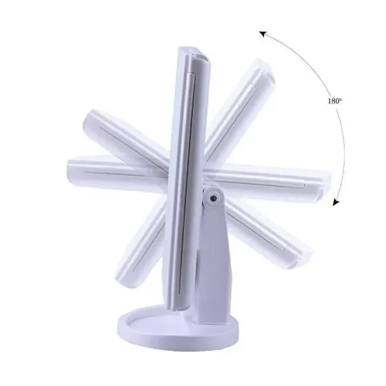 Зеркало тройное для макияжа Superstar Magnifying Mirror с LED-подсветкой прямоугольное с увеличением Коломия