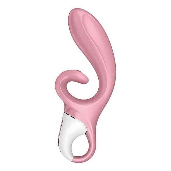 Вибратор-кролик Satisfyer Hug Me с подключением к приложению, розовый Sex Aura Киев