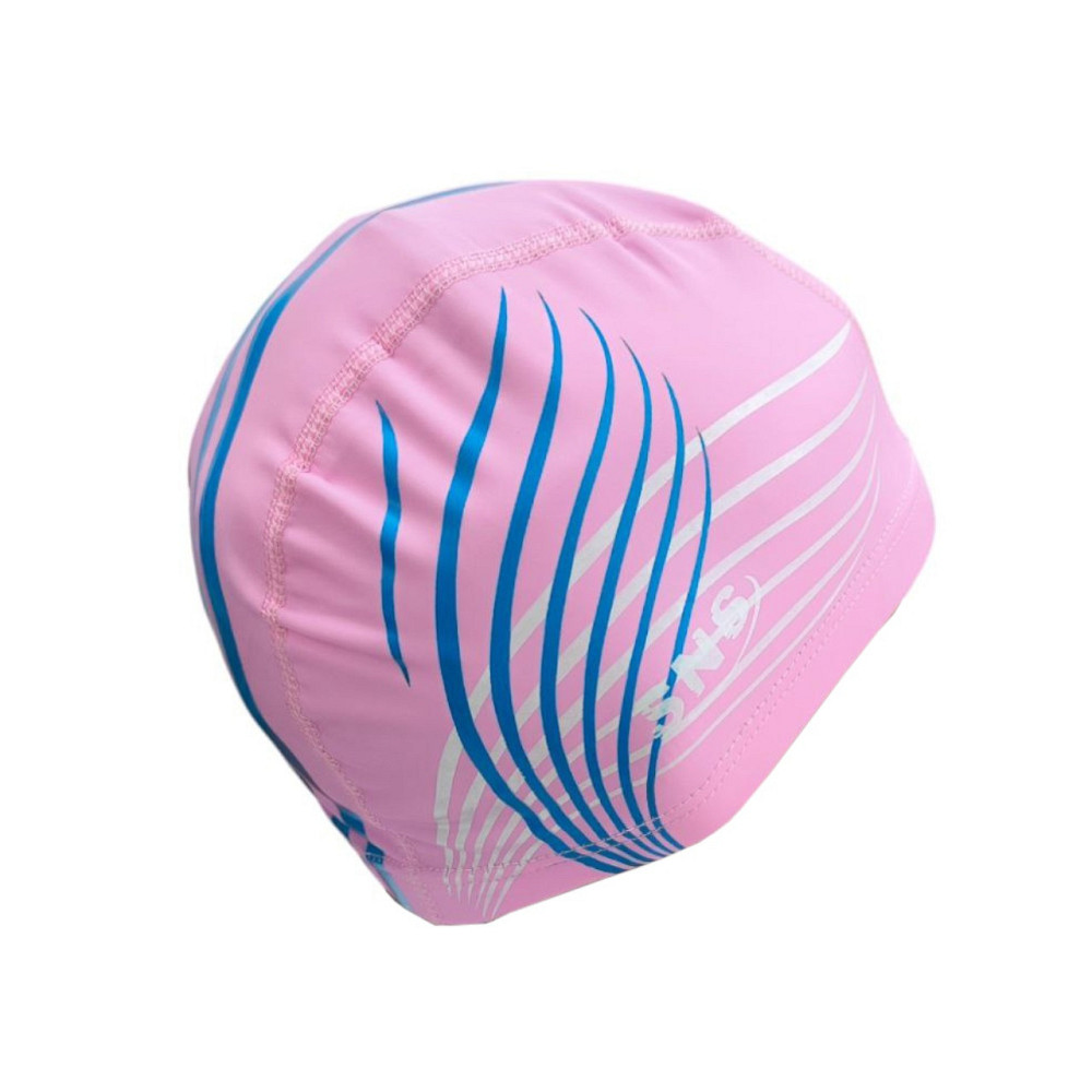 Шапочка для плавання тканинна SNS GRASS PU-H1 Вишневе - фото 5