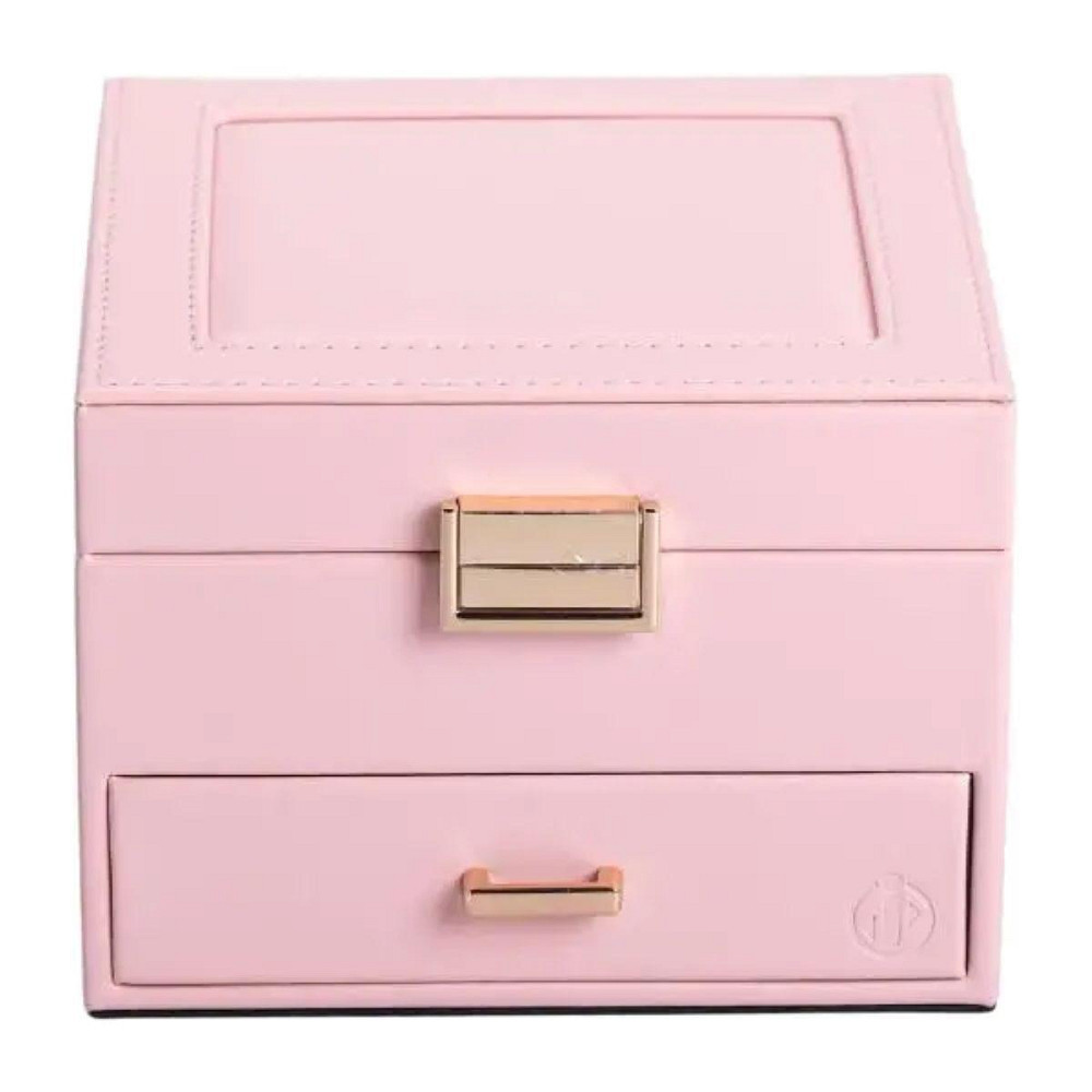 Скринька для прикрас з еко шкіри 2 яруси органайзер для ювелірних виробів HP-5-2P Київ - фото 6