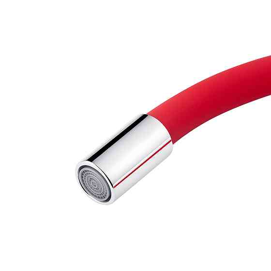 Змішувач для кухні рефлекторный Kroner KRM Odra - C032RED червоний/хром Київ