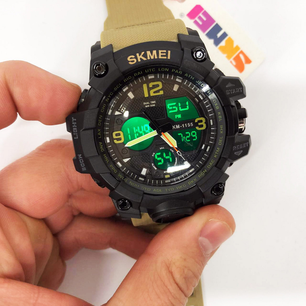Часы военной тематики SKMEI, Часы спортивные армейские, Армейские часы милитари скмей EG-96 Львов - изображение 8