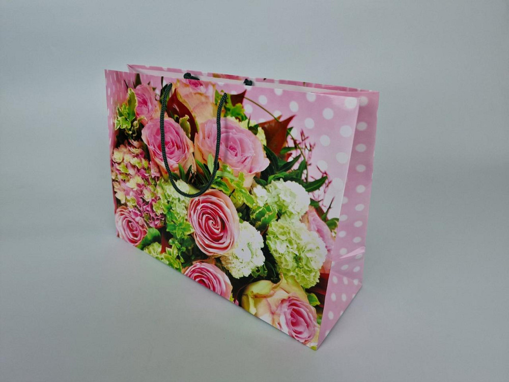 Бумажный большой горизонтальный пакет  36/22/10(артBG-124) (12 шт) Харьков - изображение 2