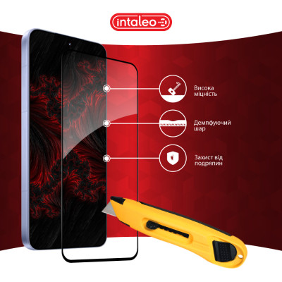Стекло защитное Intaleo Full Glue Xiaomi 15 Black (1283126607349) Винница - изображение 5