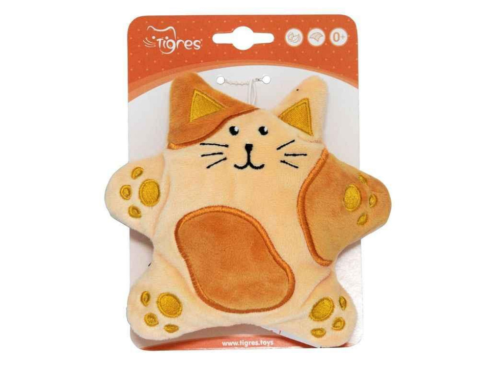 Мяка іграшка Котик Кращий друг 5*13*18см коричневий арт.ІГ-0074 ТМ TIGRES Київ - фото 1