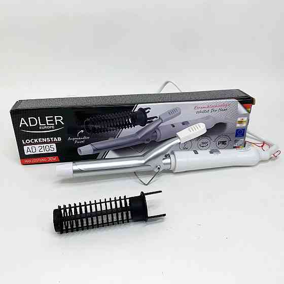 Щипцы для завивки и объема Adler AD 2105 20Вт, Утюжок для завивки волос Прибор волос VN-44 Львов