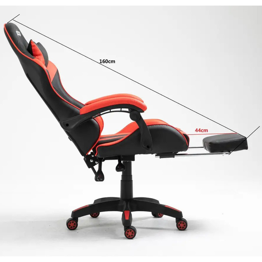 Крісло геймерське комп'ютерне ігрове Bonro B-810 з підставкою для ніг офісне для комп'ютера дому і офісу Жовтий Київ - фото 7