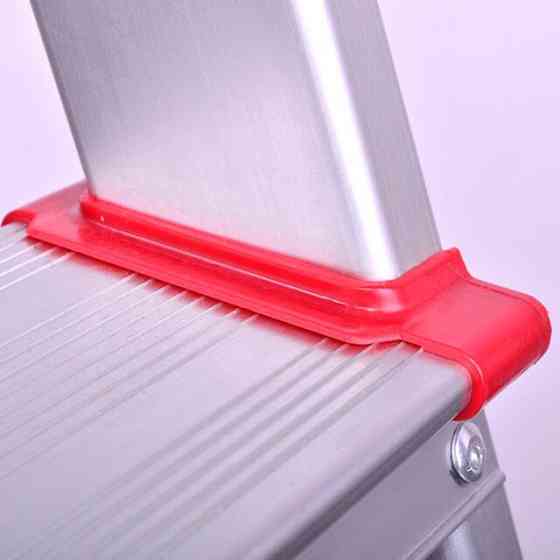 Драбина алюмінієва, 7 сходинок, висота: 2005 мм, висота до платформи: 1500 мм, 150 кг INTERTOOL LT-1007 Київ