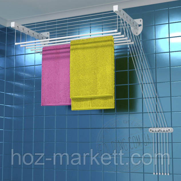 Сушарка на балкон стельово-настінна Floris 1 м Харків - фото 3