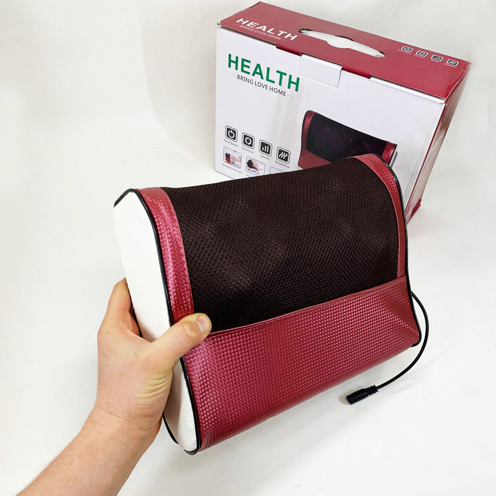 Вибрационный шейный массажер, Подушки подголовники с массажной функцией, Массажеры для спины и шеи DG-48 Львов - изображение 9