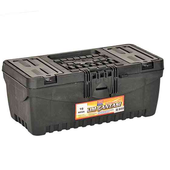 Ящик для інструменту Mega 16" 400x225x165мм, чорний Вінниця