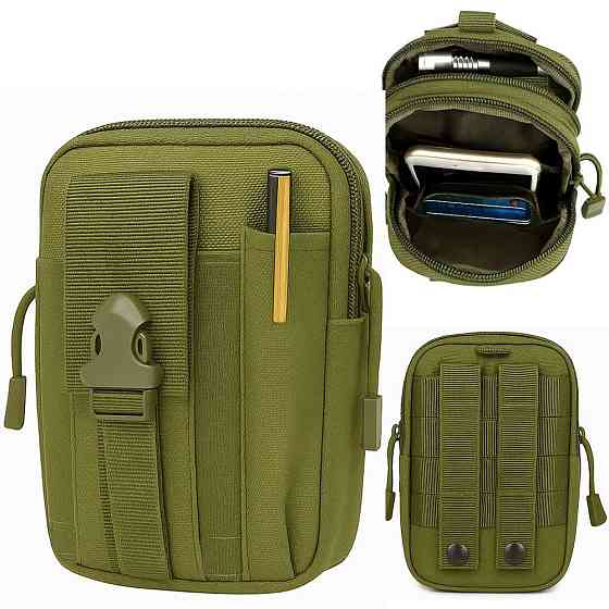 Тактическая сумка на пояс 18х13х3 см,A50,Оливковый/Поясной подсумок(аптечка) c креплением Molly SBR Киев