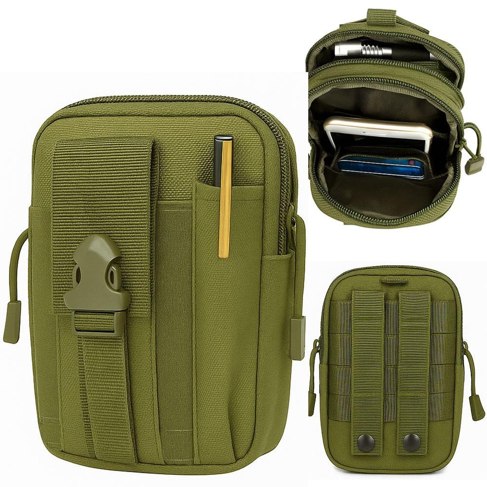 Тактическая сумка на пояс 18х13х3 см,A50,Оливковый/Поясной подсумок(аптечка) c креплением Molly SBR Киев - изображение 1