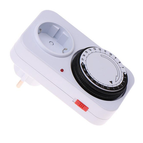 Таймер механический в розетку 24 часа, шаг 15 минут, 16А 3.5кВт, FRK-D1 Вінниця - фото 3