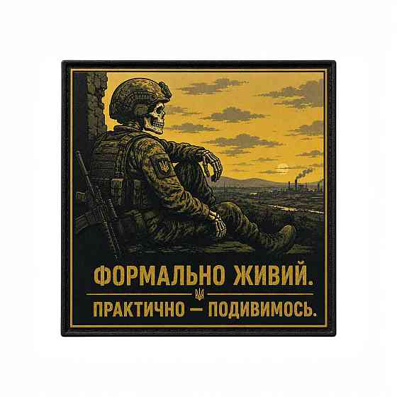 Патч / шеврон Формально живий. Практично - подивимось Запоріжжя