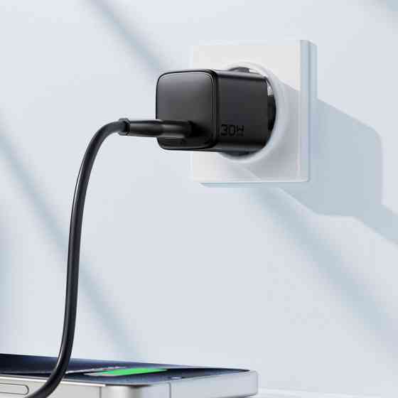 Мережевий зарядний пристрій ACEFAST A118 PD30W mini GaN USB-C fast charger Киев