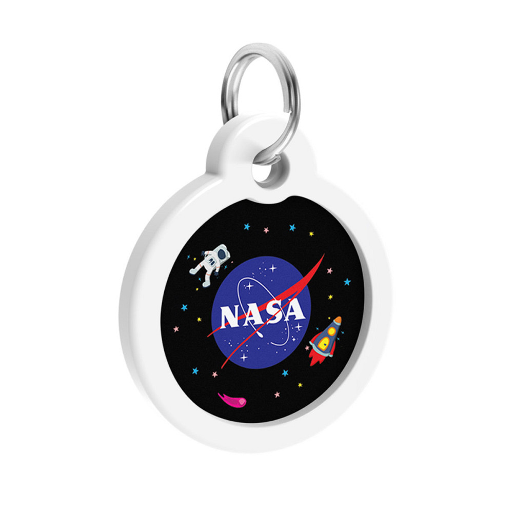 Адресник для собак и кошек металлический WAUDOG Smart ID с QR паспортом, рисунок 