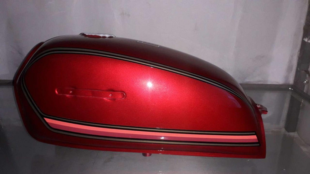 Бак паливний мотоцикл Альфа (червоний) Мукачево - фото 1