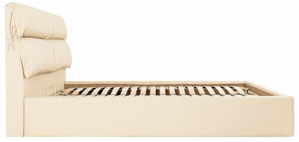 Ліжко Двоспальне Edinburgh VIP 180 х 200 см Fly 2207 З додатковою металевою цільнозварною рамою Бежевий Дніпро - фото 12