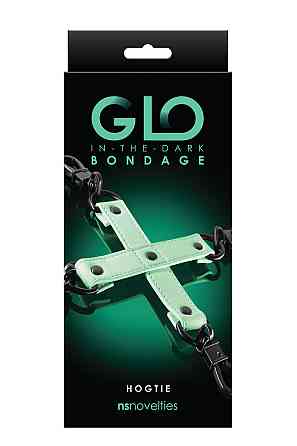 Система фіксації NS Novelties GLO BONDAGE HOG TIE, що світиться Sex Aura Київ