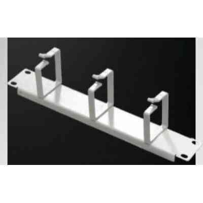 Кабельний організатор 10&quot; 1U 3 кільця, RAL 7035 Mirsan (MR.OKP1U10.02) Вінниця