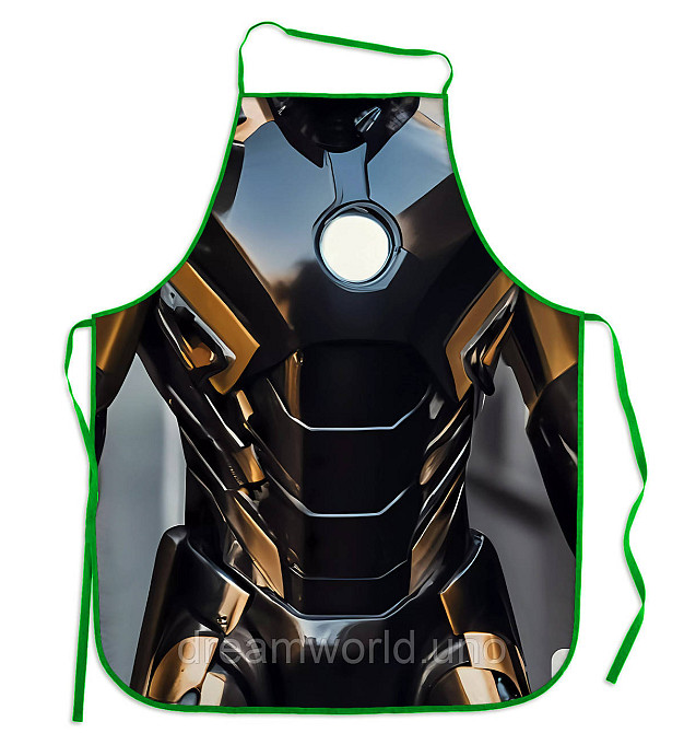 Прикольные фартуки Железный человек в черном костюме Харьков - изображение 1