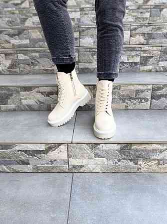 Черевики жіночі GREMMY бежеві натуральна шкіра зима 38р. (4219) Коломыя