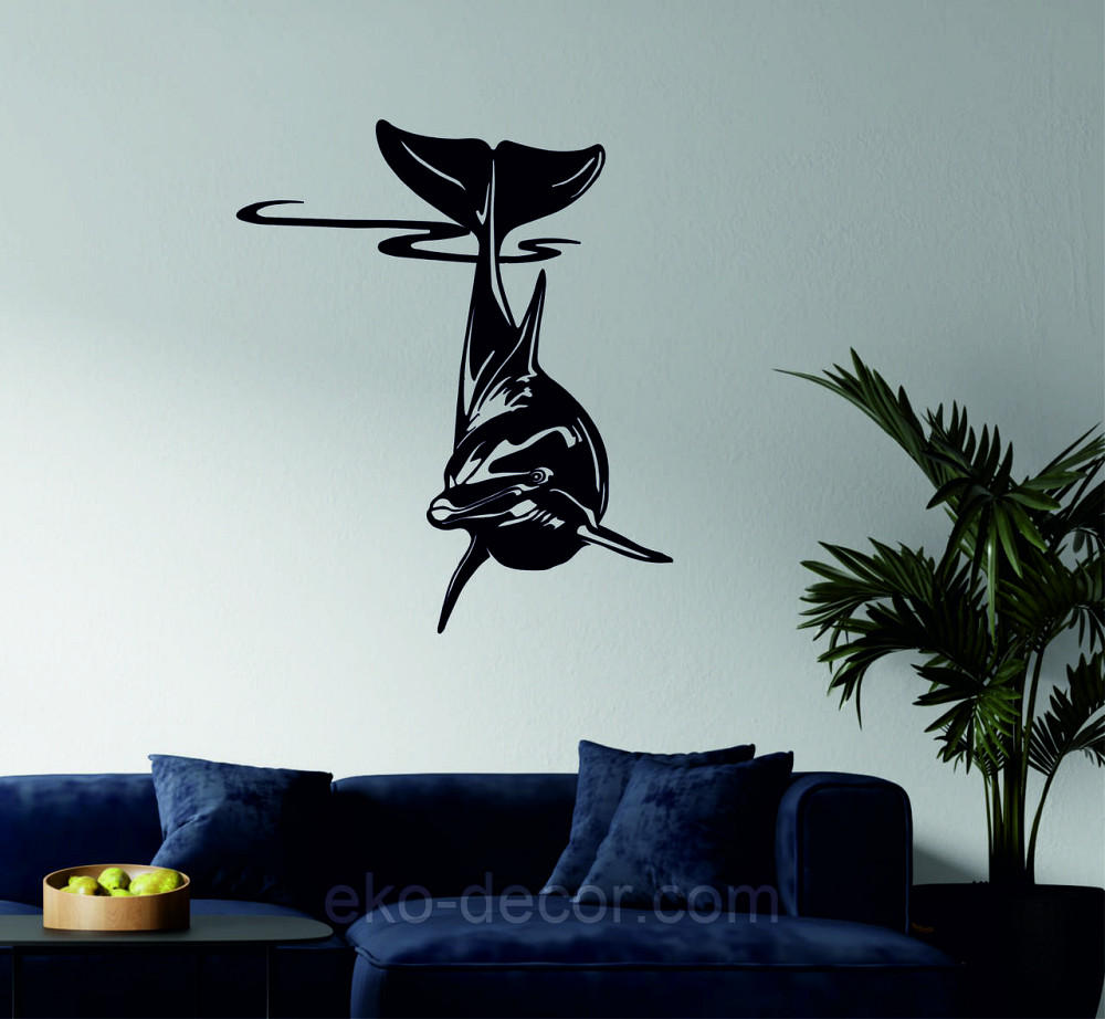 Декоративное настенное Панно «Дельфин» Декор на стену Киев - изображение 6