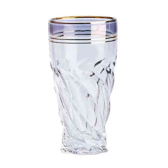 Скляні стакани набір із 6 штук по 250 мл синій HP567 Коломыя