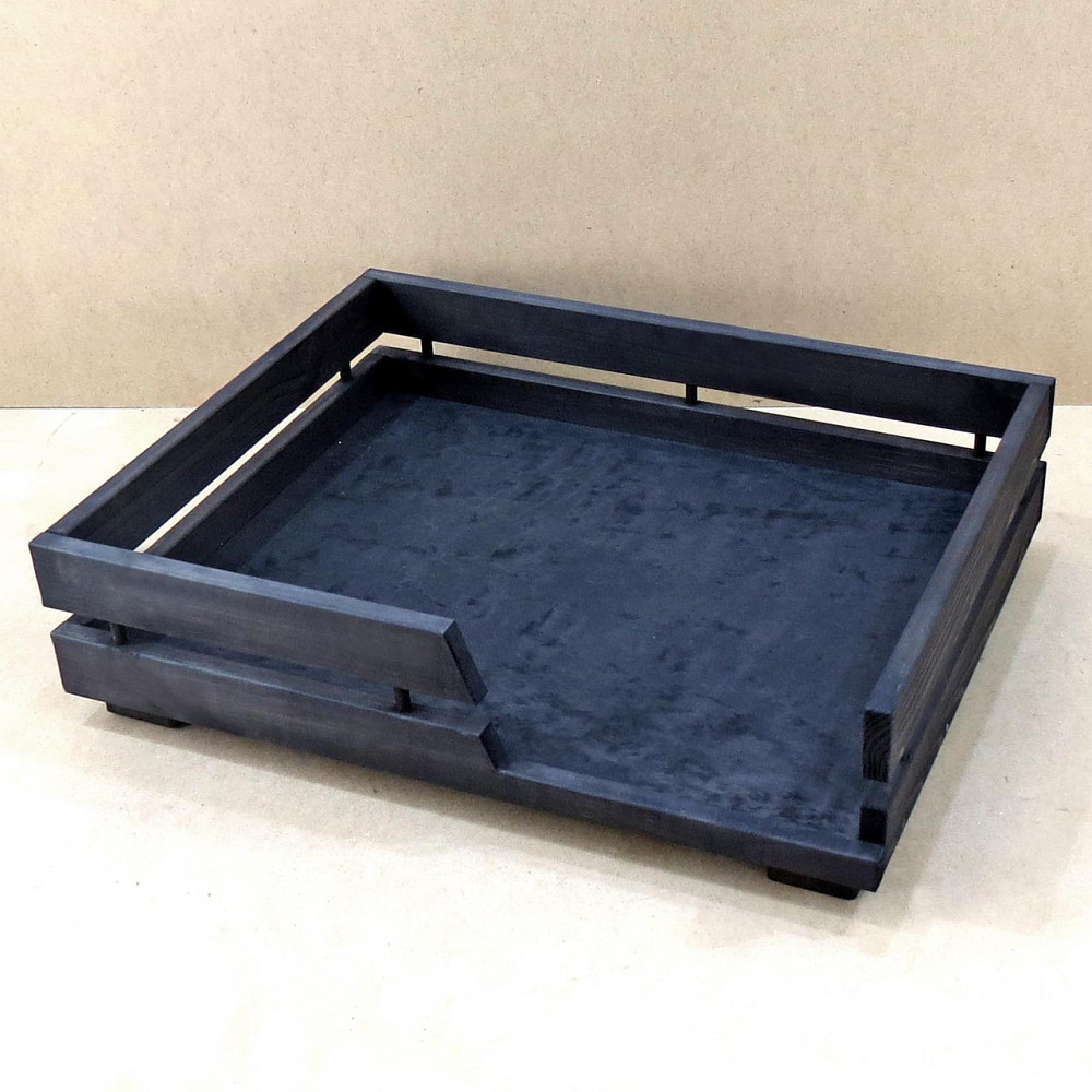 Лежак дерев'яний для собаки "Сіверс 100х60" венге Миколаїв - фото 2