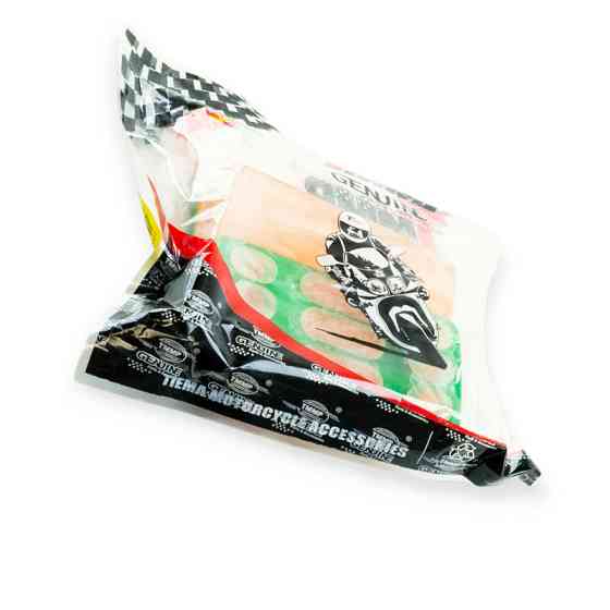 Гумка водія мопед Дельта силікон зелені (з хром вставкою) підніжок Мукачево