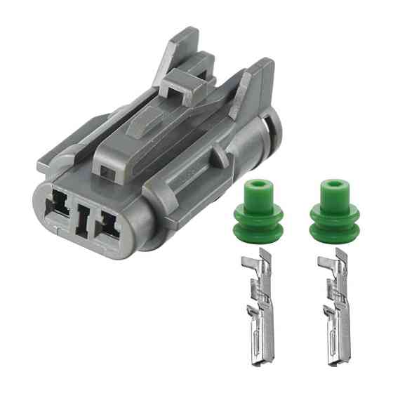 Роз'єм конектор 2-кон., Подсветка, Повтор, Поворотов, 7123-1424, 7123-1424-47123-1424-3MG610320-5, Buick, Cadillac, Chevrolet Київ