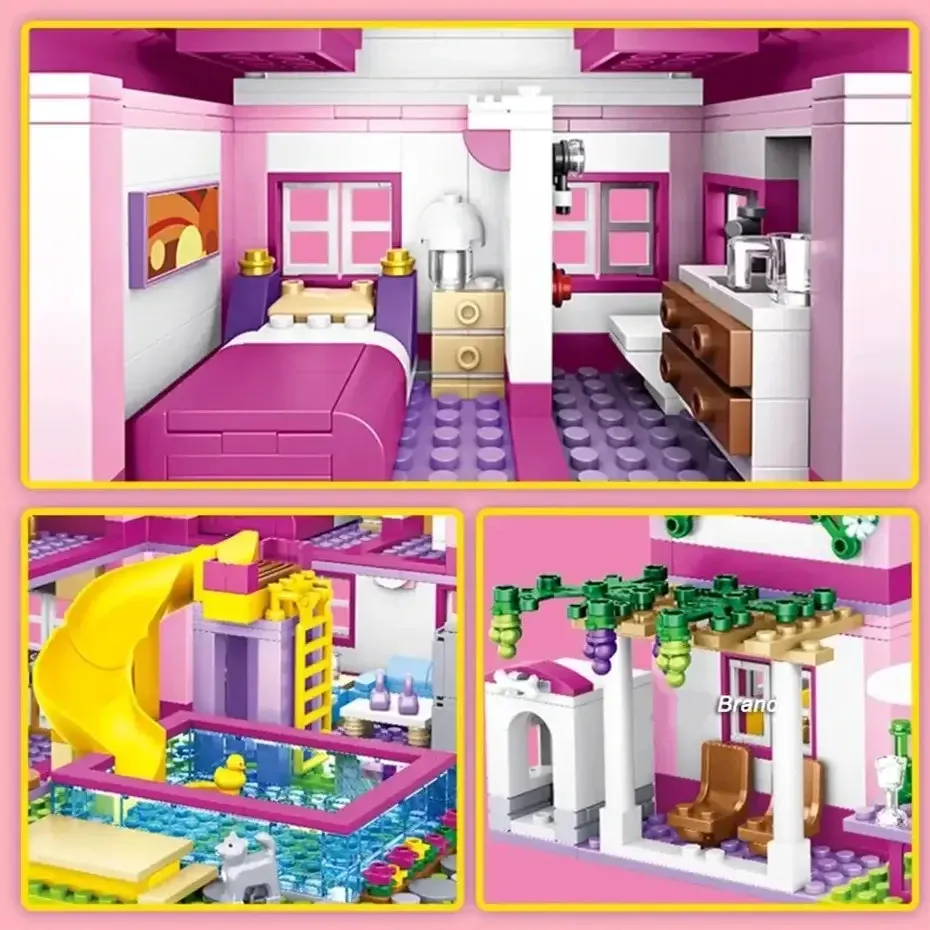 Конструктор Princess Toy Летняя вилла, 1018 деталь Киев - изображение 4