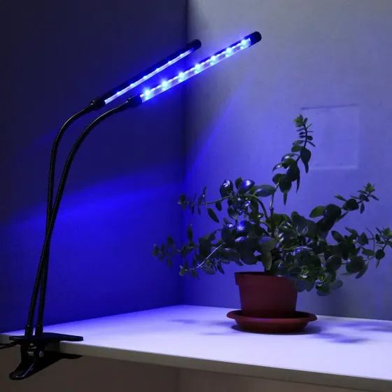 Ультрафіолетова лампа для рослин L2 (2 головки 20w) Київ