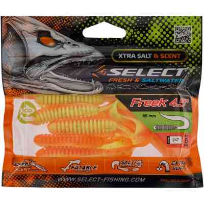 Силікон рибальський Select Freek 4.5&quot; 247 (5 шт/уп) (1870.72.42) Вінниця