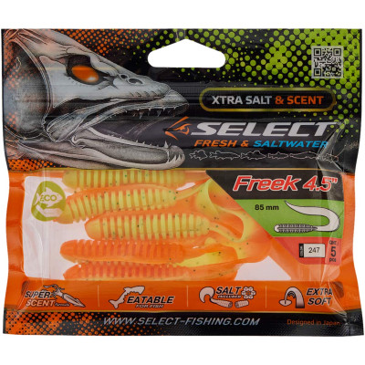 Силікон рибальський Select Freek 4.5&quot; 247 (5 шт/уп) (1870.72.42) Вінниця - фото 2